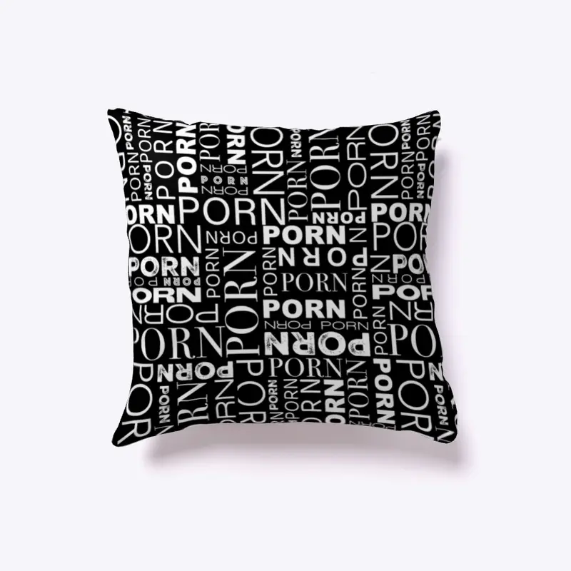 P0RN Pillow - Text Diva